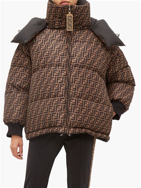 fendi gray coat|fendi puffer jacket cost.